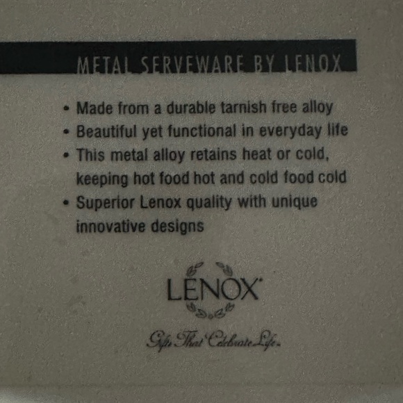 NWT Lenox plate - Picture 4 of 4